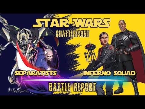 Star Wars Shatterpoint Battle Report Inferno Squad vs Separatist Army S03E24
