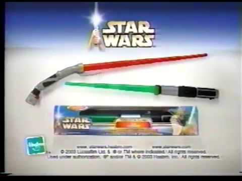 Star Wars lightsaber toy commercial (2003)