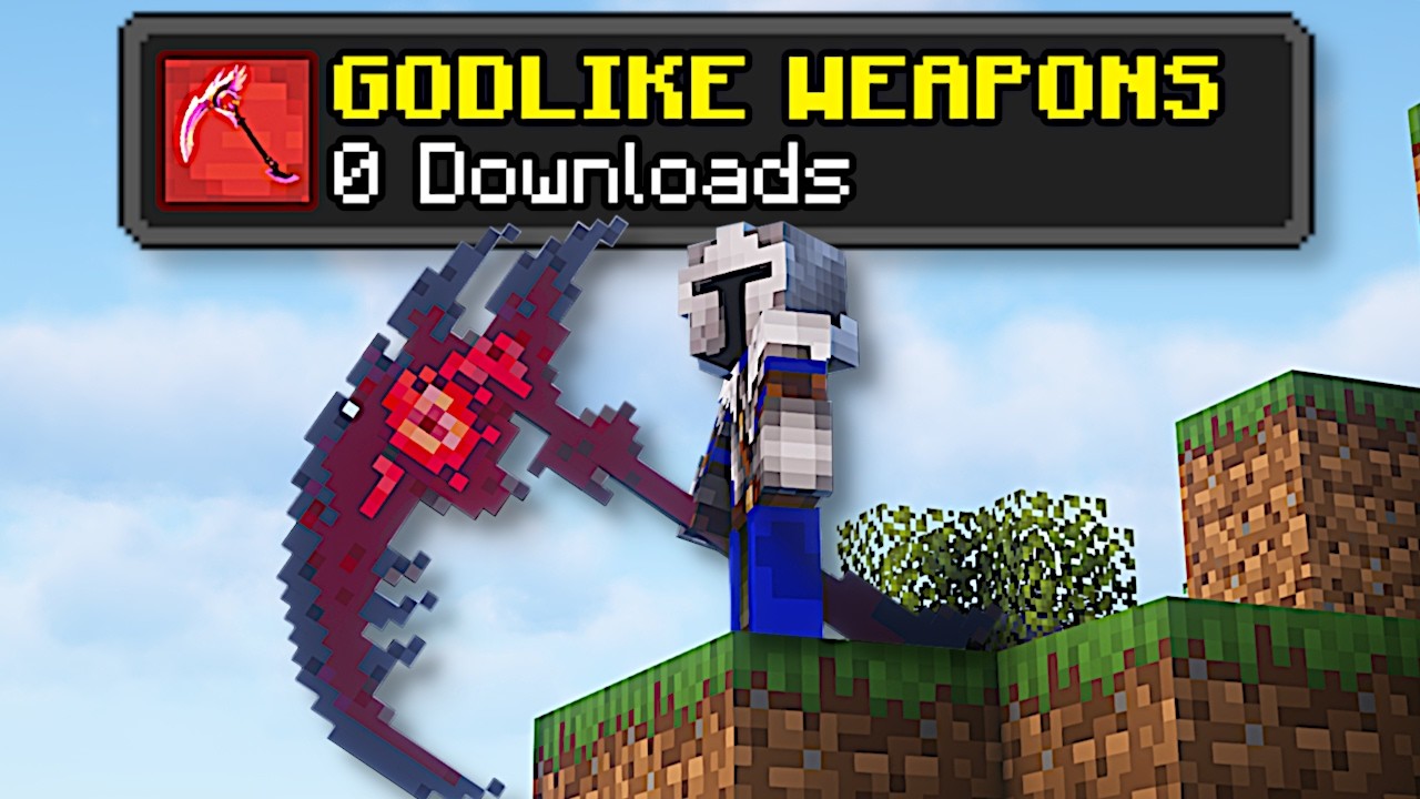 I Tried Minecraft's Least Downloaded Weapons