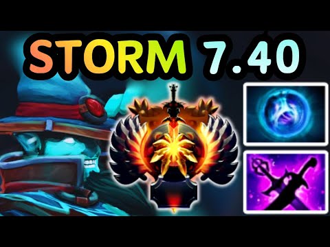 🔥 NEW PATCH 7.40 !!! STORM SPIRIT MID MAX MOBILITY, MAX DAMAGE | DOTA 2 GAMEPLAY 🔥