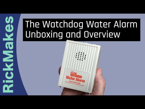 The Watchdog Water Alarm Unboxing and Overview