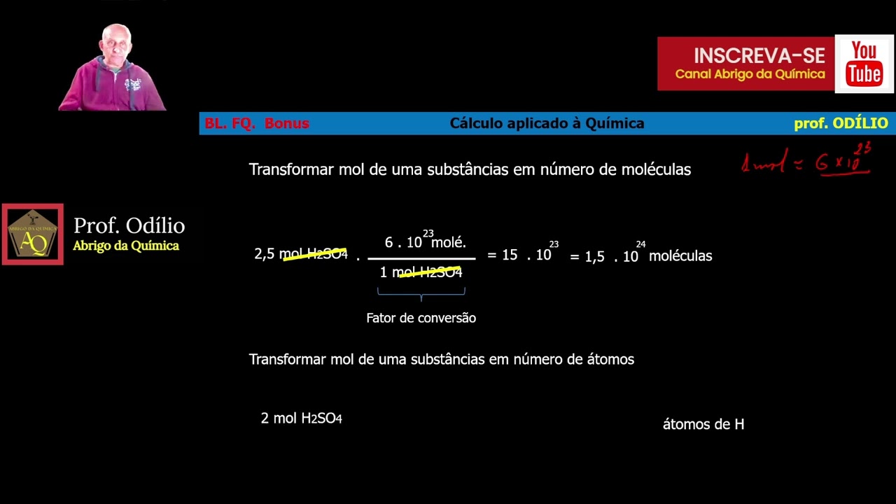 Cálculo aplicado à  Química