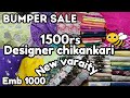 Hurry Up Designer Chikankari 1500 Chikenkari Cutwork Embroidery Designer Dresses Pakistani Dresses