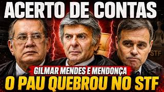 AGORA - Gilmar NÃO SE SEGURA e solta indireta ácida contra Mendonça e Fux rebateu na hora!
