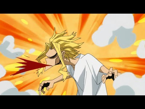 All Might coughing up blood for 4 minutes and 5 seconds
