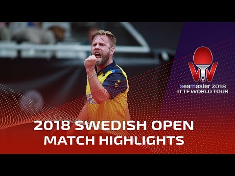 Grigory Vlasov vs Jon Persson I 2018 ITTF Swedish Open Highlights (Pre)