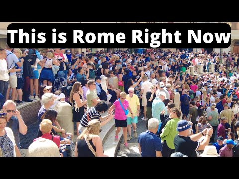 Rome Italy, This is What Rome looks like Now | Captioned Walking Tour August 2025