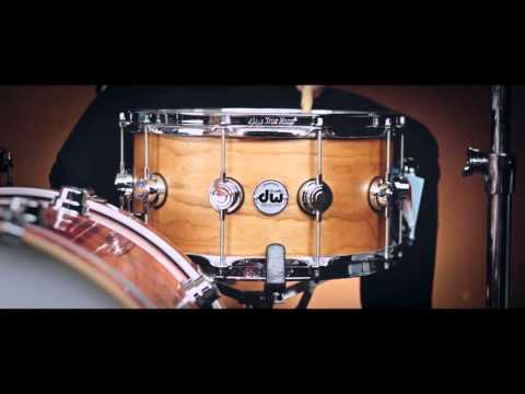 DW Collectors 14x7" Cherry HVLT Shell Snare w/Natural Satin Oil Finish
