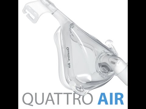 Resmed Quattro AIr Full Face Mask Fitting Presented By CPAPclinic