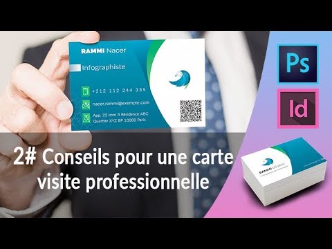 Photoshop et Indesign CC Création des cartes de visite