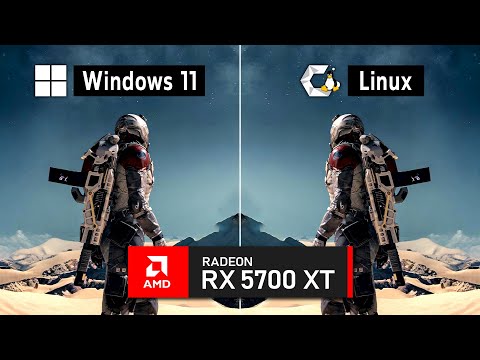 RX 5700 XT: Windows 11 vs Linux CachyOS – Big FPS Difference? 🔥