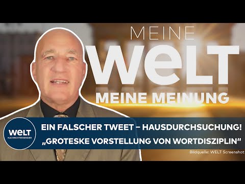 MEINE MEINUNG: Unverhältnismäßig! Hausdurchsuchung nach "Deutschland erwache"-Tweet von Norbert Bolz