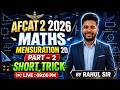 AFCAT 2 2026 Maths Mensuration 2D Part 02 सभी Questions एक ही Class में Rahul Si