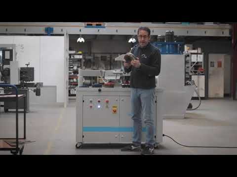 Disc Arm Grinder 2 0   semi automatic deburring machine (VG machines)