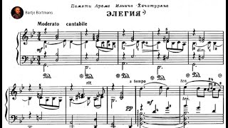 Arno Babadjanyan - Elegie &quot;In Memory of Khachaturian&quot;