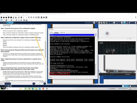 10.6.13-Packet-Tracer---Research-And-Execute-Password-Recovery-Procedures---Physical-Mode