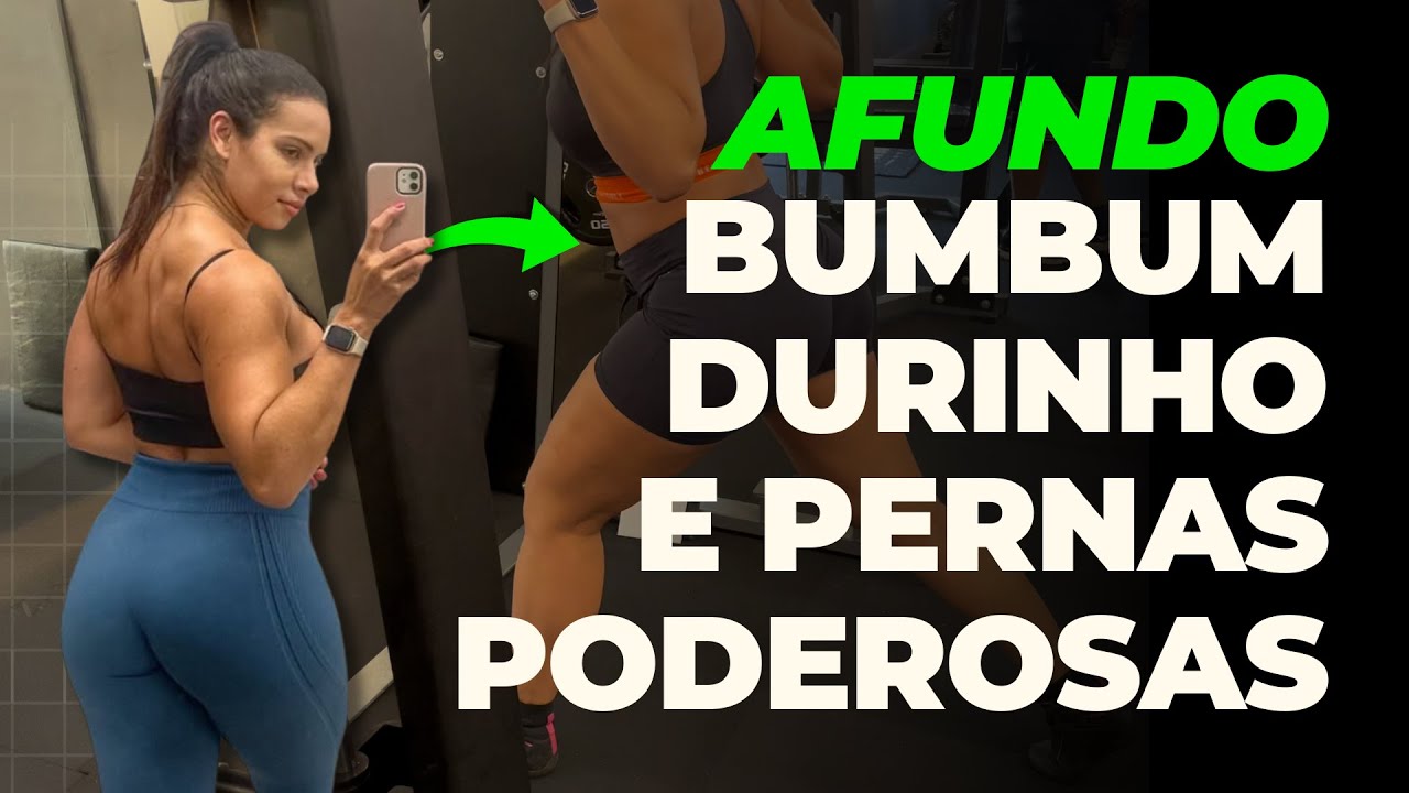 Como fazer o AFUNDO | Ganhe perna e GLÚTEO com esse exercício