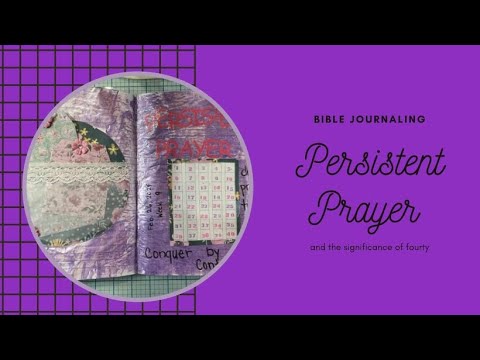 Persistent Prayer - Bible Journal - Week 9, 2024 #biblejournaling #warbinder #victoryverses