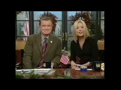 Regis and Kelly Host Chat - December 21, 2001
