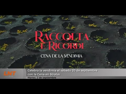 Celebra la vendimia el sábado 20 de septiembre con la Cena en Stratvs