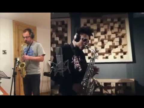 Tadow by Masego & FKJ - alto and tenor saxophone cover version (by Jon Melville and Simple Sessions)