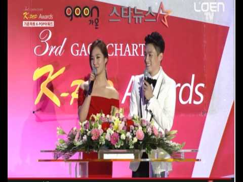 140212 The 3rd GAON Chart Kpop Awards Yuri MC CUT 5