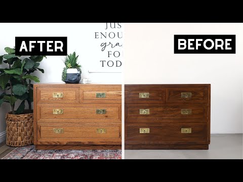 How to Refinish a Dresser | Using Low VOC Products