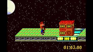 Crash Bandicoot The Huge Adventure - Ace of Space Gold Relic