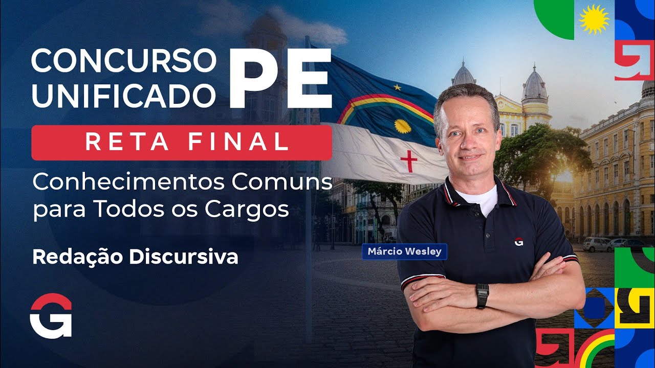 CPU/PE | Reta Final | Conhecimentos Comuns: Redação Discursiva