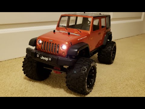 Axial SCX10 II with Pro-Line Jeep Body and Duratrax Six Pack MT Tires