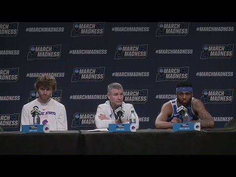 Boise State post-game press conference after 75-67 loss to Northwestern