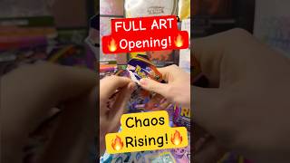 FULL ART RARE Chaos Rising Pokemon Card Opening! #pokemon #pokémon #pokemontcg #pokemoncards #fyp