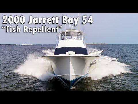 2000 Jarrett Bay 54 Convertible Fish Repellent Video