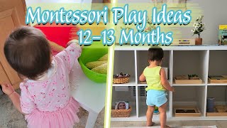 LEARNING THROUGH PLAY! 25 MONTESSORI ACTIVITY IDEAS for Toddlers 12-13 Months Old