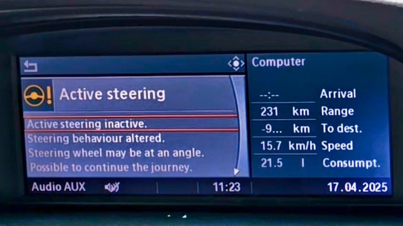 Solved: BMW Active Steering Inactive – No Tools, No Cost!