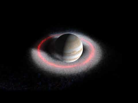 Formation of a planetary ring (SPH simulation)