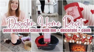 ✨Whole House Clean With Me • EXTREME Home Reset + Decorating