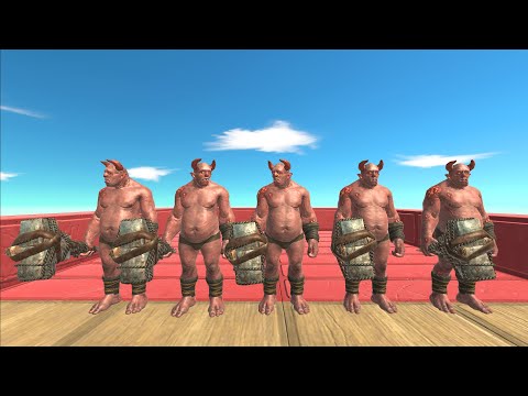 5 Ogre Lord Death Run - Animal Revolt Battle Simulator