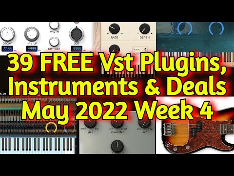 39 Best New FREE VST PLUGINS, Vst Instruments, SAMPLE PACKS & Huge Deals - MAY 2022 Week 4