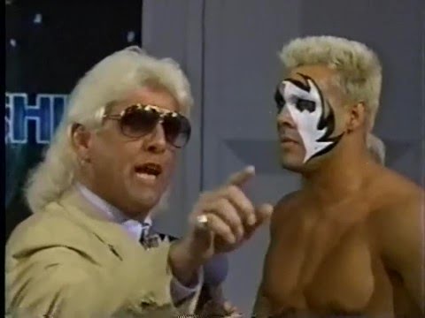 Sting Calls Out Ric Flair 1988