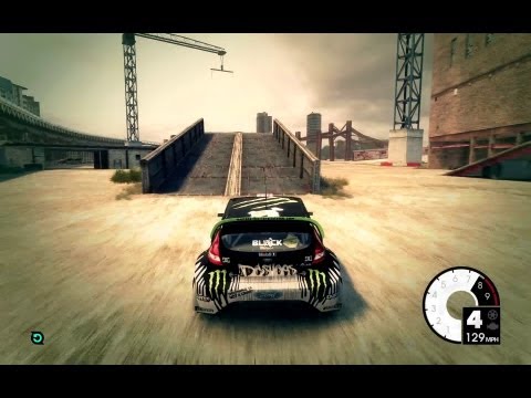 Dirt 3 - Car Setup for Train Car Mega Jump at DC Compound