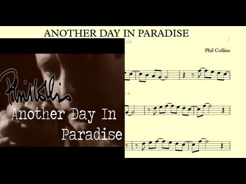 Another day in paradise Sheet Music tenor Sax Bb - Solo