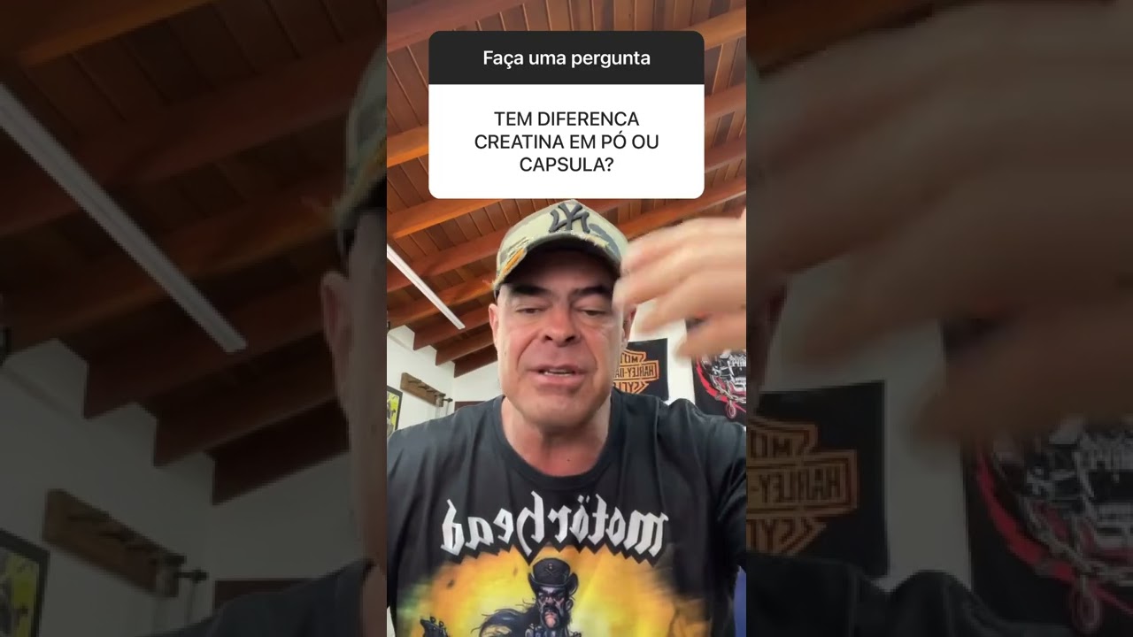TEM DIFERENÇA ENTRE CREATINA EM PÓ E EM CAPSULA