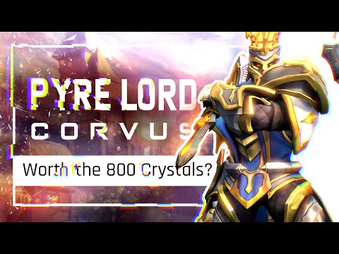PYRE LORD Corvus skin Tested and Rated! Paladins