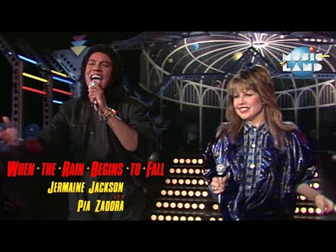 Jermaine Jackson & Pia Zadora - When The Rain Begins To Fall (Musicland 01.02.1985)