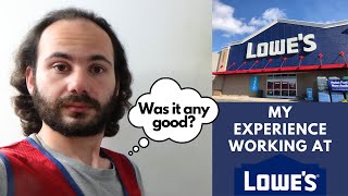 My Experience Working at Lowe's