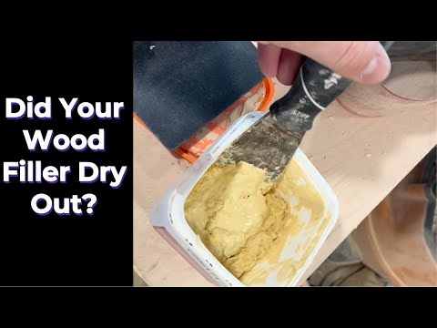 Wood Filler - Dried Out - Fix It No Problem!