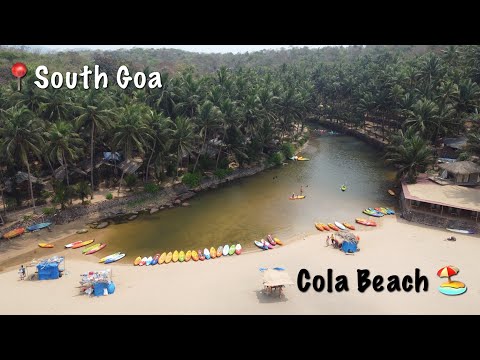 Goa - Cola Beach | South Goa’s Hidden Beach | Drone Shots | Off Roading | Kayaking | Shack