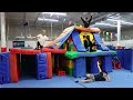 WE MADE A GIANT GYMNASTICS FORT MANSION INSANE