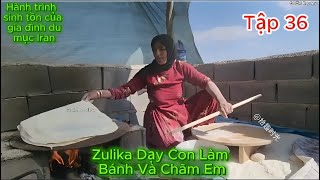 Episode 36 Nomadic Life in Iran Hassan and Zulika-Zulika Teaches Her Child to Bake and Take Care ...